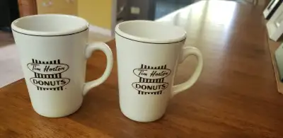 Vintage Tim Horton Donuts 8 oz. Mugs (2) England, View more