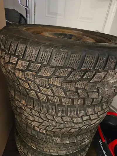 Winter tires on rims 5x4.25 bolt pattern