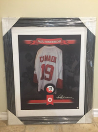 Team Canada Paul Henderson Autographed Framed Picture