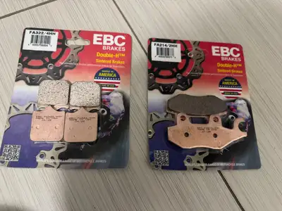 EBC Brakes FA322/4 HH Disc Brake Pad and EBC Brakes FA214/2HH The reatil price is over $150 fits Tri...