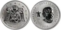 Piece en argent/silver bullion Olympic Thunderbird 1 oz 2009