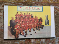 Vintage red wings decor 1951-52 stanley cup winners. 40$ OBO