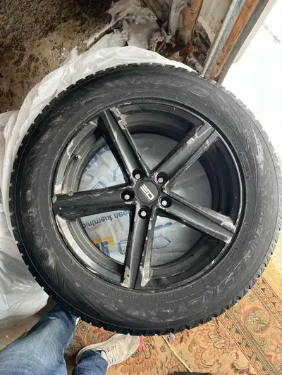 245 60R 18 winter tires and wheel 5 x 114.3mm or 5x4.5 bolt pattern Off Acura MDX also fits Honda, T...