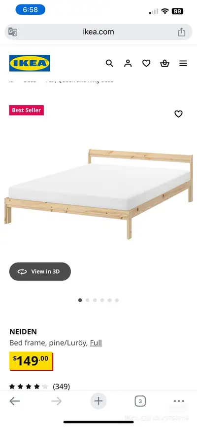 bed frame, View more