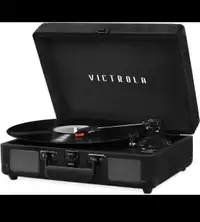 Victrola Vintage 3-Speed Bluetooth Portable Suitcase Record Play