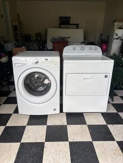 Whirlpool Washer and Gas Dryer, View more