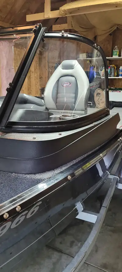 2023 Princecraft 16 1/2 feet DLX Holiday 162 with 60 hp four stroke Mercury and Princecraft Trailer...