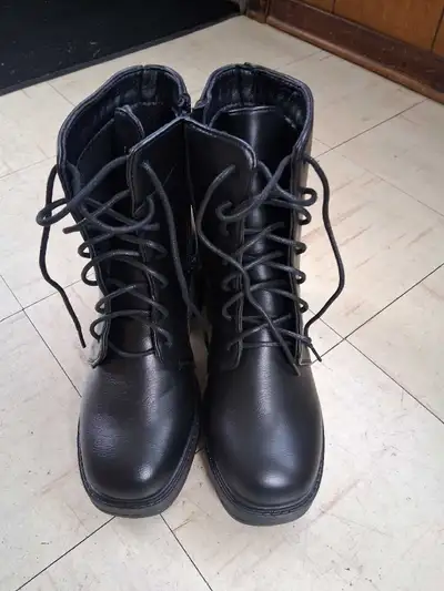 Women's faux leather boots, View more