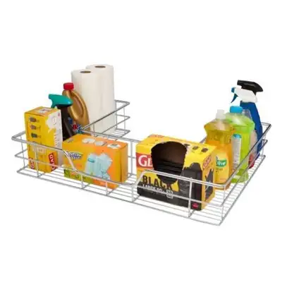 Fits neatly around pipes and tight spaces Smooth gliding, full extension slides Offers easy access t...