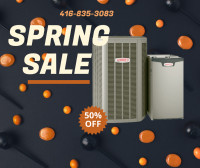 BIG SALE Air Conditioners Furnaces Installed