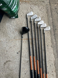 Nike irons and Taylor made driver