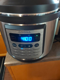 Insignia- 8-Quart Multi-Function Pressure Cooker - Stainless Ste