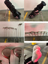Cobra Lady Golf Clubs and bag