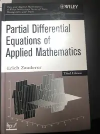 Partial Differential Equations of Applied Mathematics (textbook)