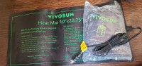 Ivosun Heating Mat 10x20.75" with Thermostat 