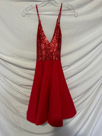 Red Prom Dress (M) 100$