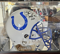 Payton Manning signed helmet