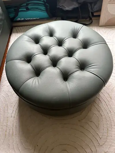 Round Storage Ottoman, View more