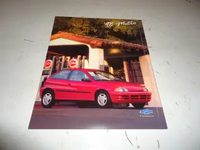 1998 Chevrolet Metro NOS Sales Brochure. Can mail in Canada, View more