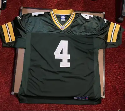 Brett Farve Green Bay Packers Reebok NFL Jersey 4, View more