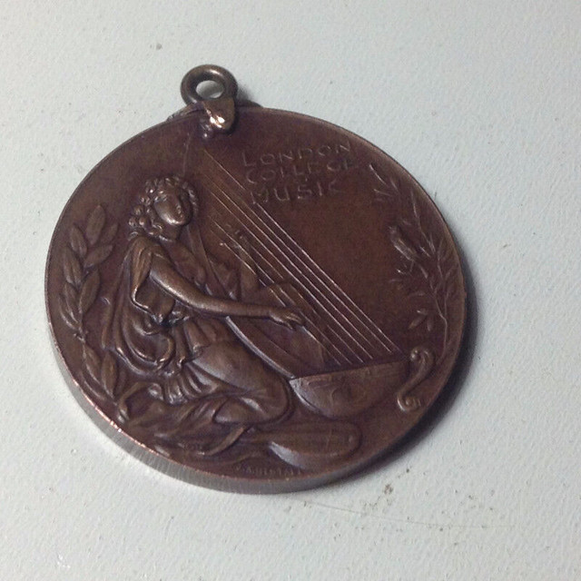 Antiques Collection Great Britain London College Music Medal Dec in Arts & Collectibles in Vancouver - Image 2