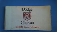 DODGE CARAVAN 2000 OWNER'S MANUAL third edition