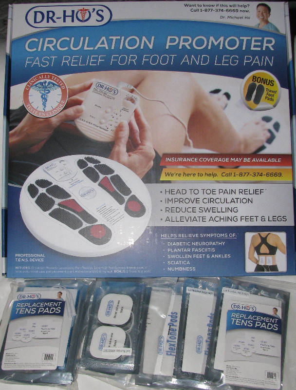 Dr-Ho’s Circulation Promotor Bundle + Extra Replacement Pads NEW in Health & Special Needs in Saint John - Image 2