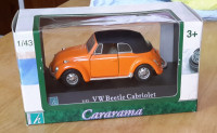 VW Volkswagen Beetle cabriolet Cararama 1:43 diecast