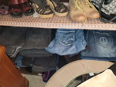 assorted jeans shoes and more!, View more