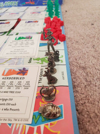 Rare Whoville-opoly Christmas Themed Monopoly board game 