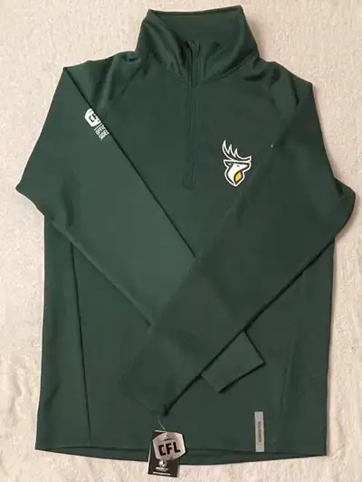 Edmonton Elks New Era CFL 1/4 zip pullover - size S - new w/ tag, View more