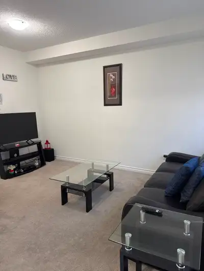 One furnished clean room is available for rent in a 3-bedroom Townhouse in Thorold close to Brock Un...
