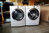 Maytag steam washer and dryer stackable set large size $700