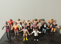 Lot of 14 Vintage WWF LJN Wrestlers