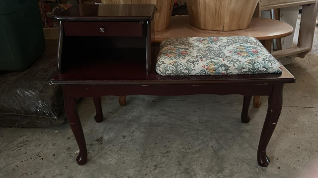  Antique telephone table/seat in Other Tables in Trenton