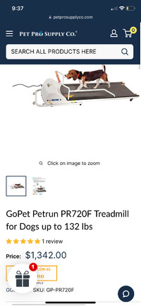 Petrun, new  dog  treadmill for sale