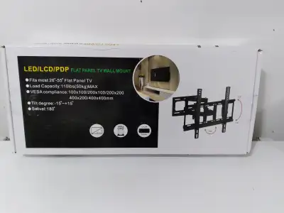 Support mural tv amovible 26-55p neuf fullmotion Scellé, View more