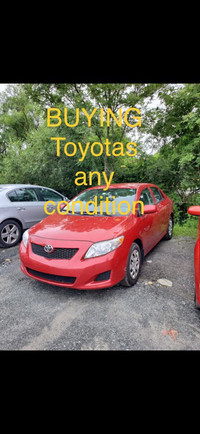 Toyota vehicles wanted text 9024881234
