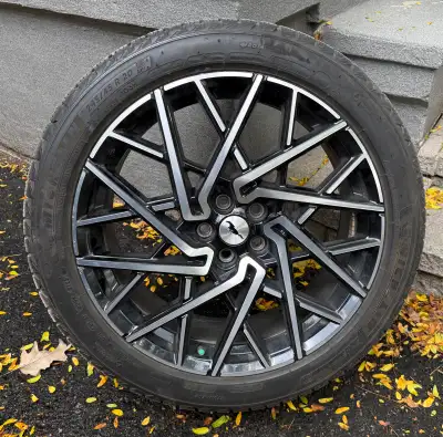 These are high-quality used Michelin X-Ice Snow tires sized 245/45 R20, EXTRA LOAD for EV, featuring...