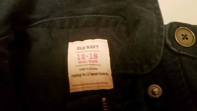 OLD NAVY- NAVY BLUE 18-24 MONTH PETTICOAT JACKET in Clothing - 18-24 Months in London - Image 4
