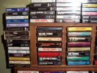 Classic rock cassette tapes