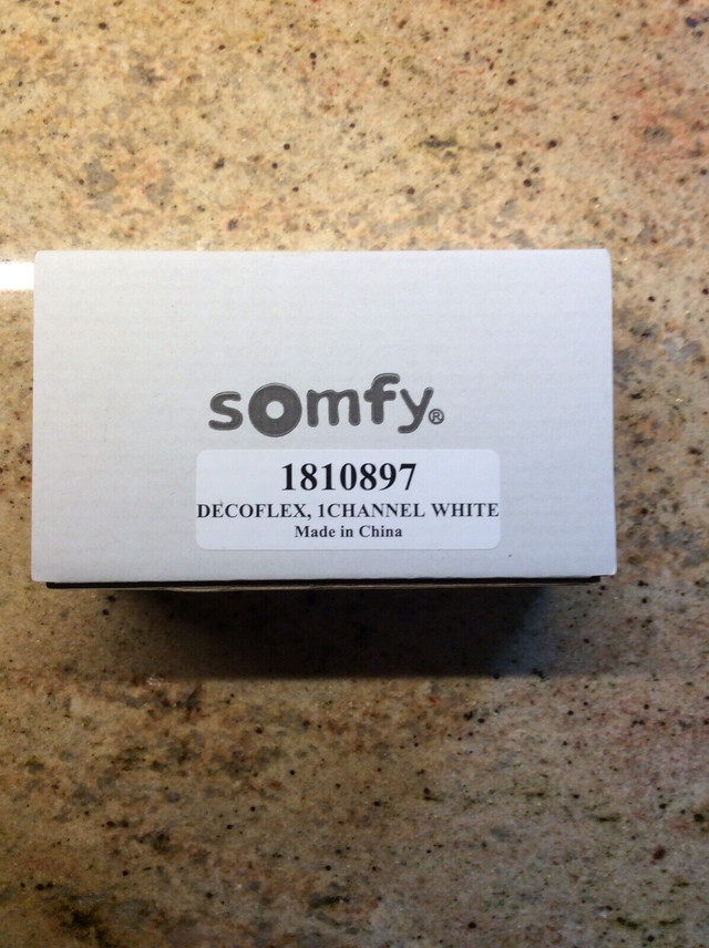 SOMFY 1810897 wireless decoflex 1 channel switch in Window Treatments in Woodstock - Image 2