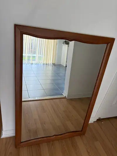 Wooden Framed Wall Mirror, View more