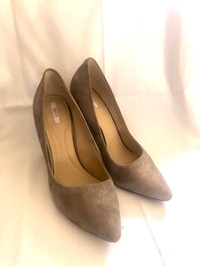 New Geox Women Gray Shoes, Size 8.5