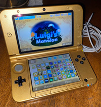 Modded Nintendo 3DS XL Zelda A Link Between Worlds Triforce Edit