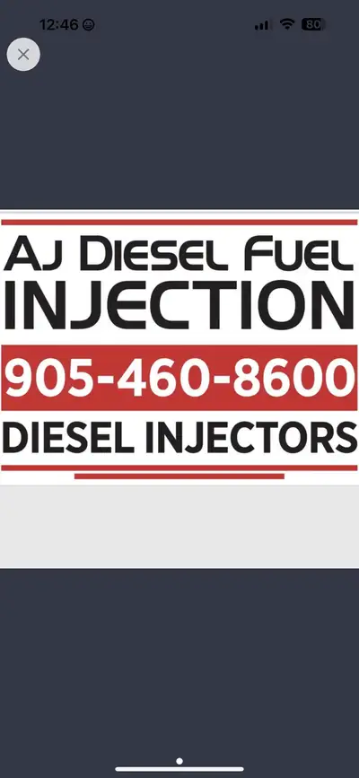 AJ DIESEL FUEL INJECTION INC. (905) 460-8600 DIESEL FUEL INJECTOR SERVICE Complete Sales & Service F...