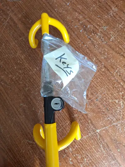 Yellow - very visable with keys