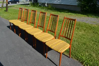 Mid Century Teak Dining Chairs, View more