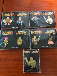 9 Supercell Clash of Clans Pins (brand new!)