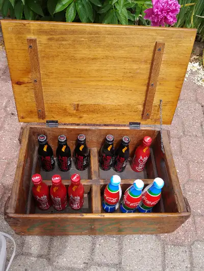 Coke Case, with 12 seven ounce containers, View more